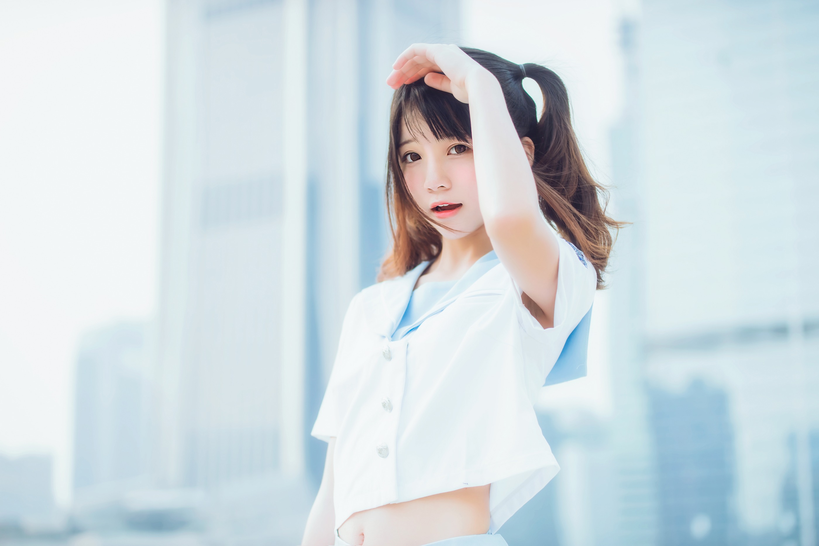 图片[1]-桜桃喵 – NO.000 JK女子高中生 [19P]-XikXak
